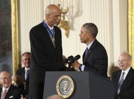 Kareem Abdul-Jabbar was awarded the Presidential Medal of Freedom by then President Barack Obama. (Image:AP)