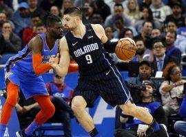 Nikola Vucevic (9), center from the Orlando Magic, made his first All-Star team this season. (Image: Kim Klement/USA Today Sports)