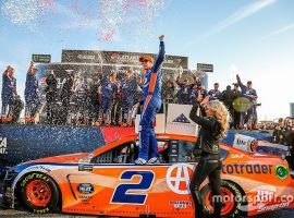 Brad Keselowski overcame the flu to win the Folds of Honor QuikTrip 500. (Image: Getty)