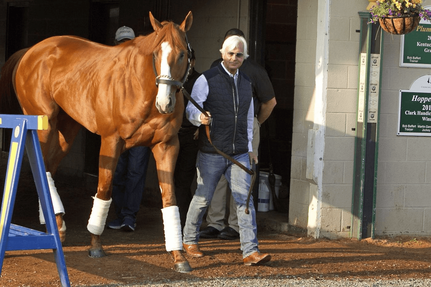 Bob Baffert and Justify