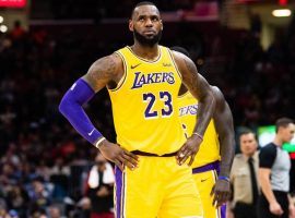 LeBron James isnâ€™t panicking yet, but the Lakers are in real danger of missing the playoffs. (Image: Getty)