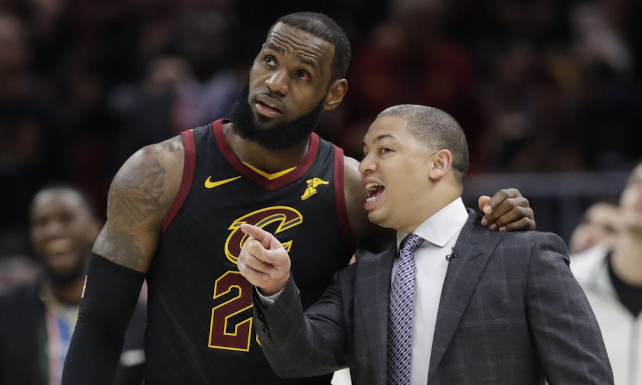 Ty Lue coached Le Bron James in Cleveland and is one of the favorites to get the LA job if Luke Walton is fired. (Image: AP)