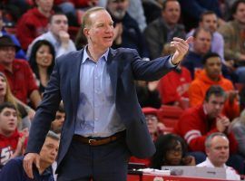 Chris Mullin, St. John's head coach, at Carnesecca Arena in Queens, New York. (Image: Anthony Gruppuso/USA Today Sports)