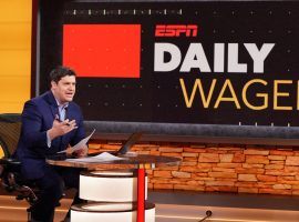 Daily Wager, hosted by Doug Kezirian, premiered Monday on ESPNews. (Image: NewscastStudio/ESPN)