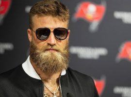 Tampa Bay Bucs quaterback Ryan Fitzpatrick during a post-game press conference in September 2018 in Tampa Bay, Florida. (Image: AP)