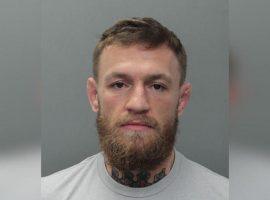 Conor McGregor is seen in this Miami Police mugshot after being arrested and charged with felony strong-armed robbery and criminal mischief. (Image: Miami Police)