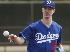 Walker Buehler gave the Dodgers a scare with an injury that kept him out of the majority of Spring Training, but he is apparently healthy again. (Image: Getty)