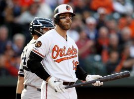 Chris Davis from the Baltimore Orioles goes down swinging in a 15-3 loss to the Yankees at Camden Yards in Baltimore, MD. (Image: Getty)