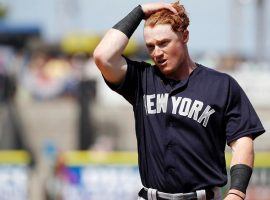 Yankees outfield prospect Clint Frazier during a Spring Training game in Tampa, FL. (Image: Kim Klement/USA Today Sports)