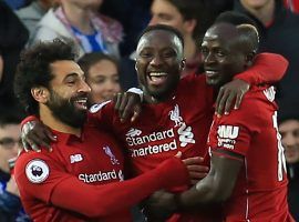 Liverpool retook the EPL lead with a 5-0 win over Huddersfield, though Manchester Cityâ€™s game in hand gives it the advantage in the title race. (Image: Action Plus/Getty)