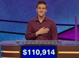 James Holzhauer has now set the record for single day Jeopardy winnings, and has the most money ever for a four-time champion. (Image: Sony Pictures Television)