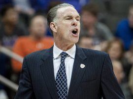 Jamie Dixon, head coach of TCU, during a Big 12 tournament game in Kansas City, MO. (Image: Amy Kontras/USA Today Sports)