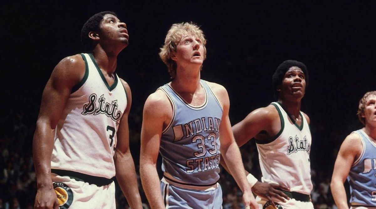 Larry Bird Magic Johnson 1979 Final Four