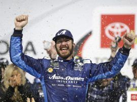 Martin Truex Jr. earned the first short-track victory of his career on Sunday with a victory at Richmond Raceway on Sunday. (Image: Steve Helber/AP)