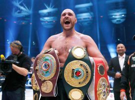 Lineal heavyweight champion Tyson Fury (pictured) will take on Tom Schwarz at the MGM Grand in Las Vegas on June 15. (Image: Lee Smith/ZUMA)