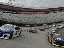 There were many empty seats at Bristol Motor Speedway last Sunday, but track officials are blaming local hotels who inflated their room prices for the race weekend. (Image: Getty)
