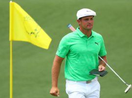 Caption One: Bryson DeChambeau is tied for the first-round lead with three-time major champion Brooks Koepka. (Image: USA Today Sports)