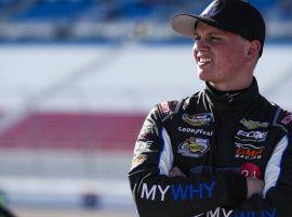 Justin Haley will turn 20 on Sunday and will celebrate by making his Cup Series debut at Talladega. (Image: LA Times)