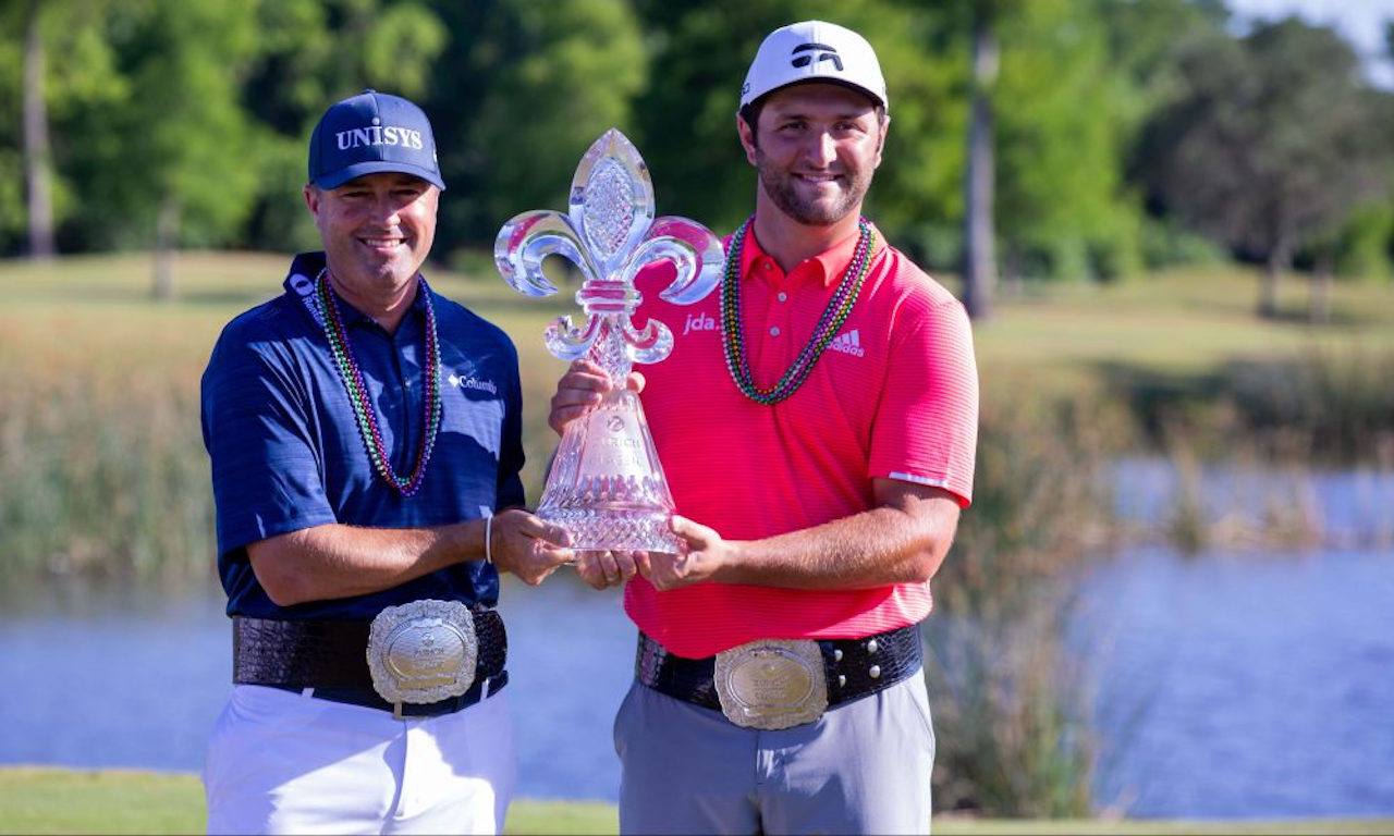 Ryan Palmer and Jon Rahm  