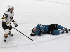 San Jose Sharks Joe Pavelski was injured on this play, and the referees called a major penalty. (Image: Getty)