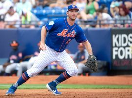 Mets rookie 1B Pete Alonso at CitiField in Queens, NY. (Image: Anthony J. Causi/NY Post)