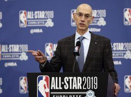 NBA Commissioner Adam Silver says that there have been conceptual talks about adding a midseason tournament to the leagueâ€™s schedule. (Image: Gerry Broome/AP)