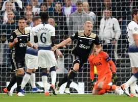Donny van de Beek scored the only goal in the 1-0 Ajax victory over Tottenham in the first leg of the Champions League semifinals. (Image: Getty)