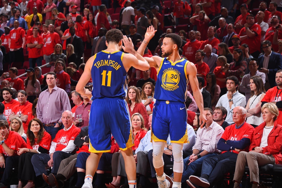 Steph Curry Klay Thompson Warriors