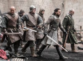Aaron Rodgers apparently appeared in Sundayâ€™s episode of Game of Thrones, but fans had a tough time spotting him during the frantic battle in Kingâ€™s Landing. (Image: HBO)