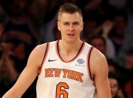Kristaps Porzingis threatened to return to Europe if the Knicks did not trade him this January. (Image: Getty)