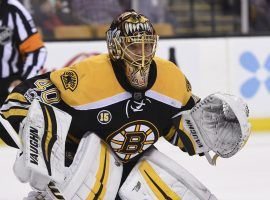 Tuukka Rask, goalie for the Boston Bruins, posted two shutouts in his last five playoff games. (Image: Bob DeChiara/USA Today Sports)