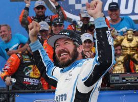 Martin Truex Jr. came from the back of the field to post a dominant victory at Dover International Speedway on Monday. (Image: Matt Sullivan/Getty)