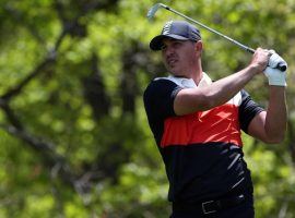 Brooks Koepka shot a 63 in the first round of the PGA Championship, and leads the major championship by one stroke. (Image: Getty)