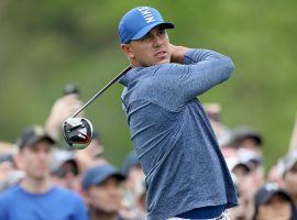 Brooks Koepka keeps rolling along after two days of the PGA Championship, building a seven-stroke lead. (Image: Getty)