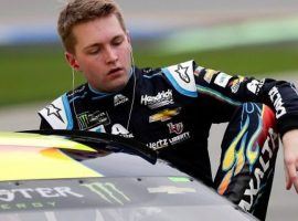 William Byron became the youngest driver at Charlotte Motor Speedway to win the pole at 21. (Image: AP)