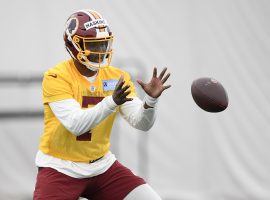 Quarterback Dwayne Haskins impressed Washington Redskins Coach Jay Gruden during the teamâ€™s two-day rookie minicamp. (Image: AP)