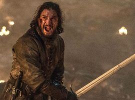 Jon Snow defending Winterfell during "The Long Night" on "Game of Thrones". (Image: HBO)