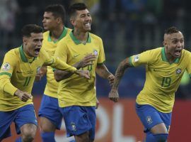 Brazil outlasted Paraguay in a shootout to advance to the semifinals of the 2019 Copa America. (Image: Natacha Pisarenko/AP)