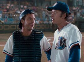 Kevin Costner and Tim Robbins play minor league baseball players in "Bull Durham", directed by Ron Shelton. (Image: Orion Pictures)