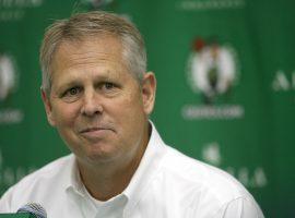 Celtics team president Danny Ainge at a press conference in Waltham, MA in 2019. (Image: Tara Carvalho/Getty)