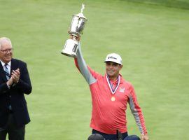 Gary Woodland held off Brooks Koepka to win the 2019 US Open at Pebble Beach. (Image: Getty)