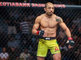 Jose Aldo signed an eight-fight extension with the UFC, postponing his plans to retire later this year. (Image: Sergei Belski/USA Today Sports)