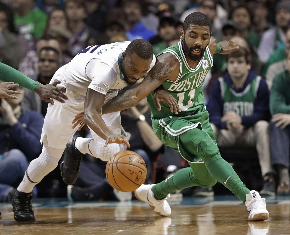 Kemba Walker and Kyrie Irving