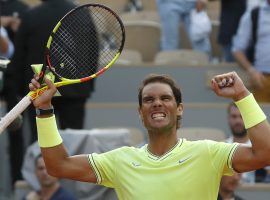 Rafael Nadal had his way with Kei Nishikori, winning in straight sets to reach the French Open semifinals. (Image: Pavel Golovkin/AP)