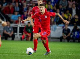 Christian Pulisic and the United States are heavily favored to get past Curacao in the Gold Cup quarterfinals on Sunday. (Image: Bruce Kluckhorn/USA Today Sports)