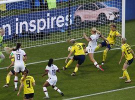 The United States beat Sweden 2-0 to close out a perfect group stage and remain the favorite to win the 2019 Women’s World Cup. (Image: Christophe Ena/AP)