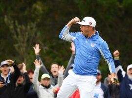 Gary Woodland enters Sundayâ€™s final round of the US Open with a one-stroke lead. (Image: Getty)