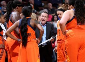 Connecticut Sun coach Curt Miller has his team playing with purpose, and they are currently at 8-1. (Image: Getty)