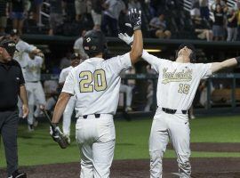 Vanderbilt is one win away from reaching the finals of the College World Series. (Image: Joe Howell)