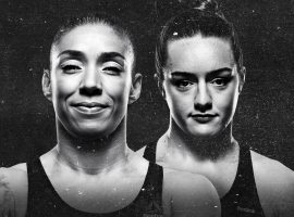 Germaine de Randamie (left) will take on undefeated Aspen Ladd (right) in the main event at UFC Fight Night 155. (Image: UFC)